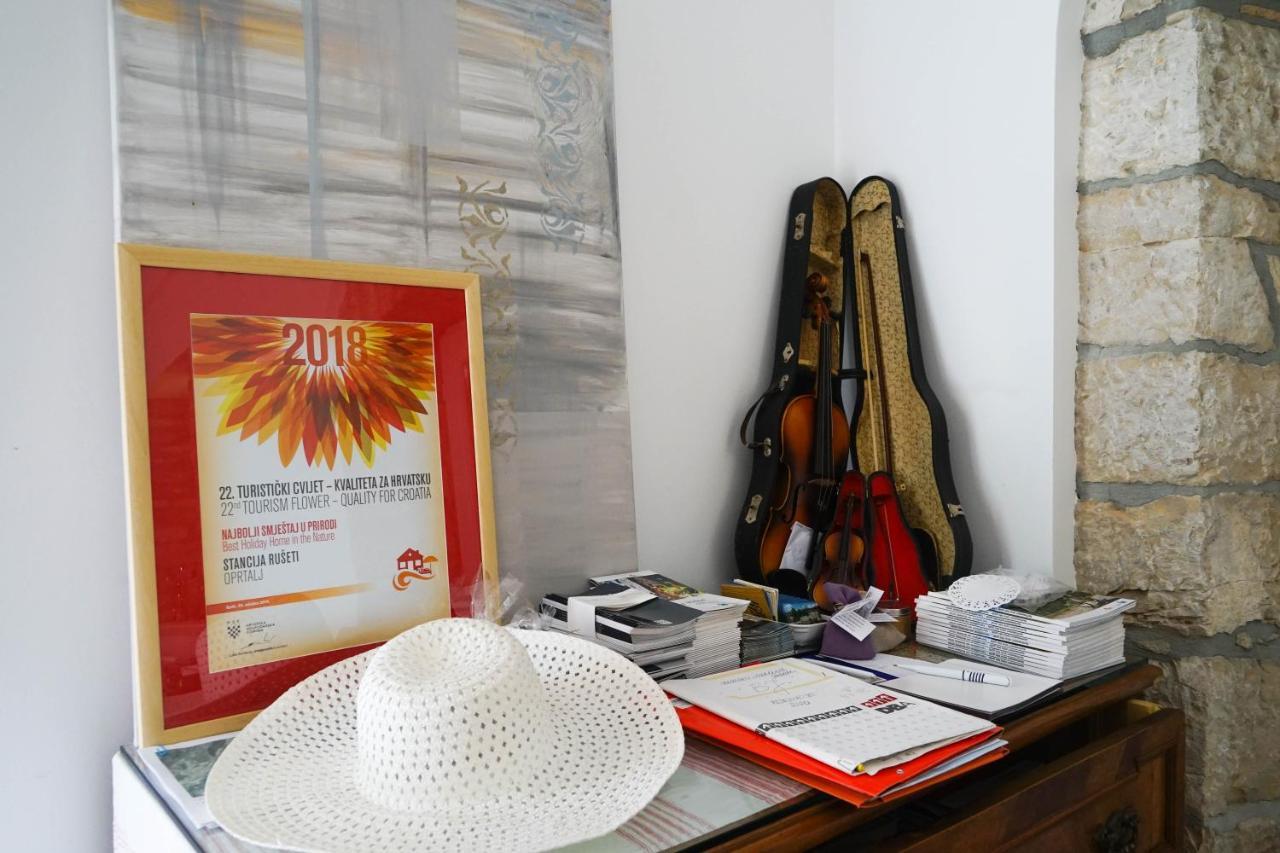 Stancija Ruseti Bed & Breakfast Oprtalj ภายนอก รูปภาพ